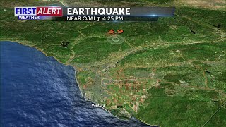 3.9 magnitude earthquake shakes Ventura County