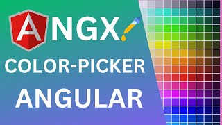 What is NGX-color-picker | How to use NGX-color-picker in angular | Urdu/Hindi