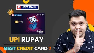 HDFC Bank UPI Rupay Credit Card Full Details 2025 🔥 | Benefits &amp; Features