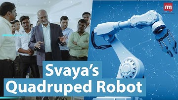 First indigenous quadruped robot created by Hyderabad-based Svaya Robotics for the Defence Industry