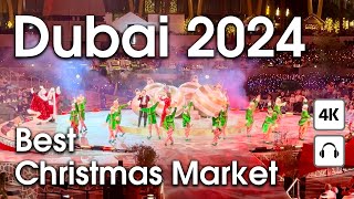 Dubai 🇦🇪 The Best Christmas Market In Dubai [ 4K ] Walking Tour