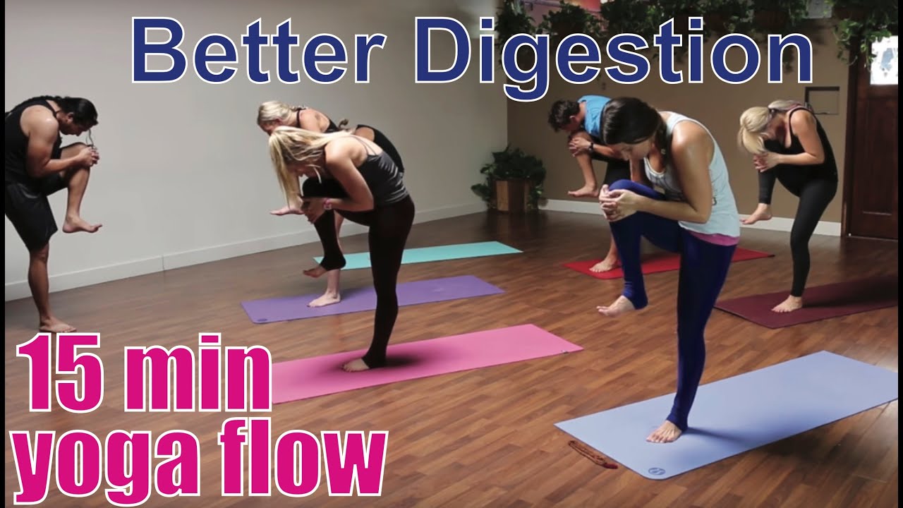 yoga teacher training iyengar 15 Minute Yoga Class - Yoga for Better Digestion