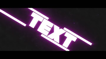 Simple 2D Flat Purple Blender Intro Template # 84 ¦ Blender