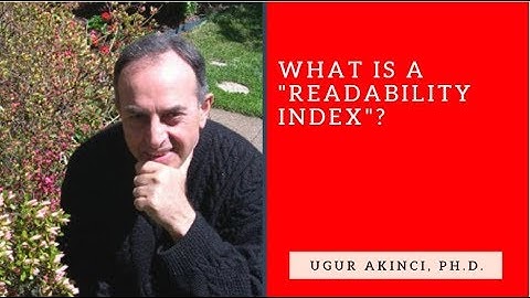 Audience Analysis - What is "Readability Index" in Technical Writing?