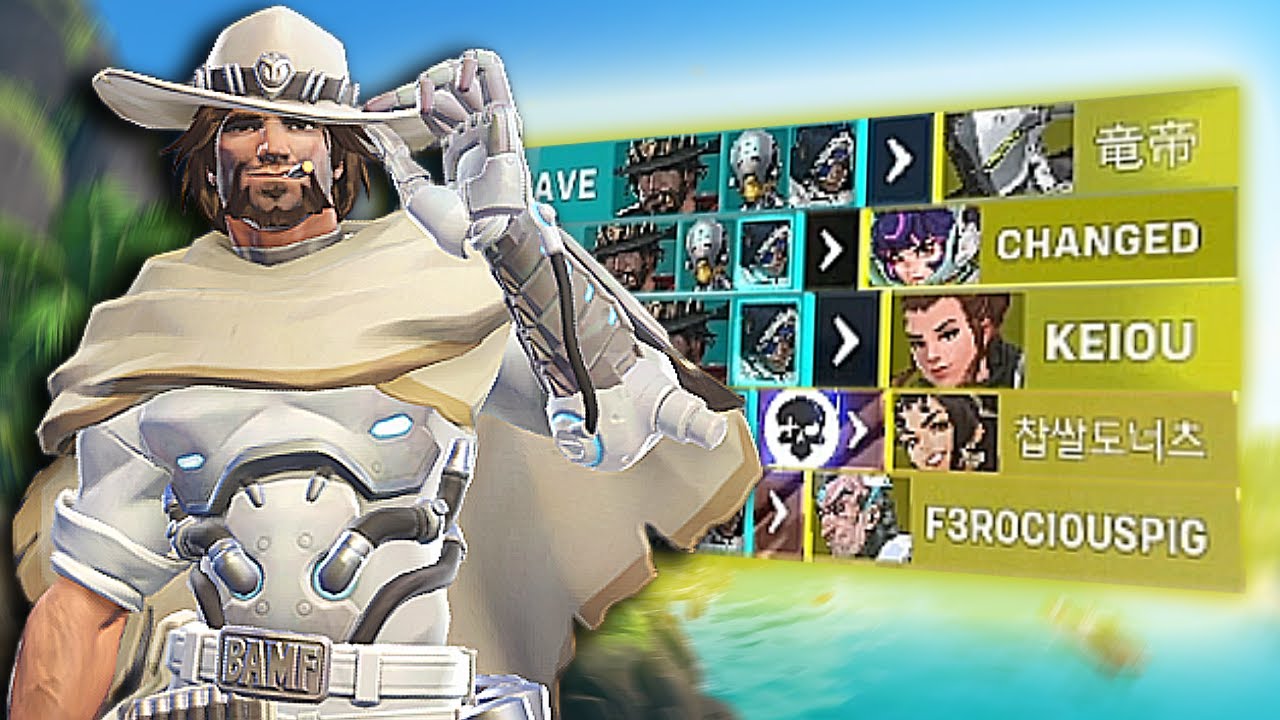 Вот как выглядит меткость Кэссиди в топ-500 | Overwatch 2