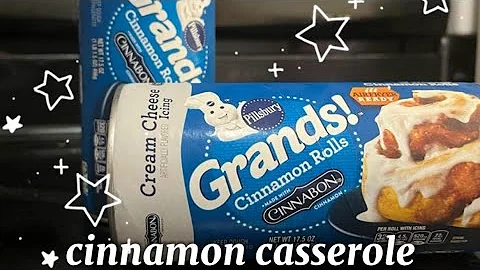 EASY CROCK POT CINNAMON CASSEROLE (EASY DESSERT)