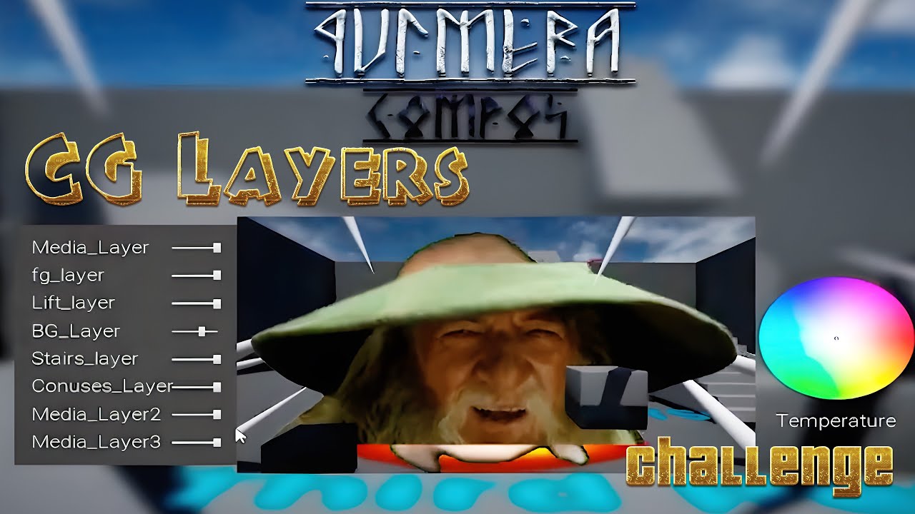 Using CG Layer in Unreal engine with composure [Qimera Challenge with ...