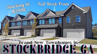 100 Financing NO DOWN PAYMENT Tour New Town homes For Sale in Stockbridge GA Henry County Homes