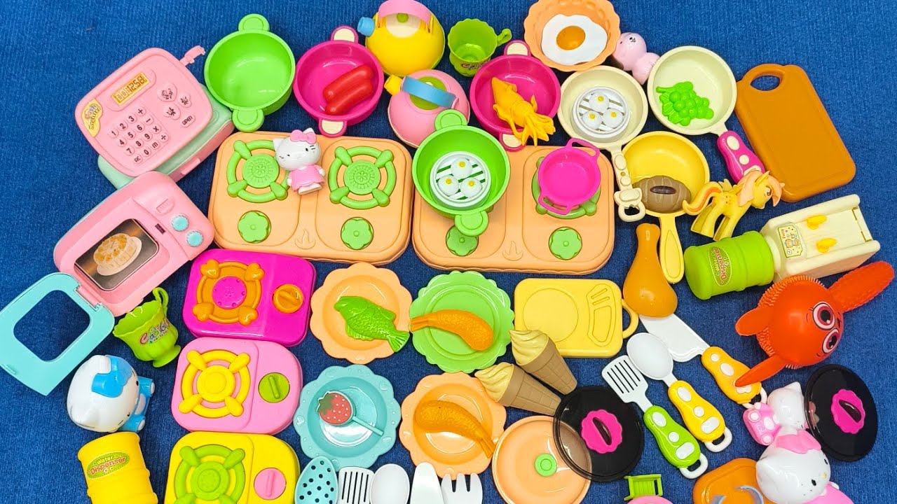 14 Minutes Satisfying with Unboxing HelloKitty Cooking Play Set Review Toys | ASMR 🏡🏡🏡