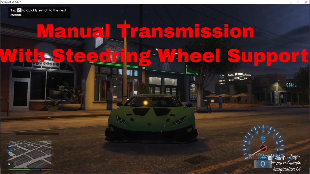 How To Install Manual In GTA V With Launch Control And 
