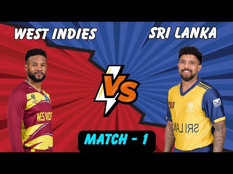 West Indies vs Sri Lanka | 1st Match Prediction | Chase Match | Key Players | Pitch Report 