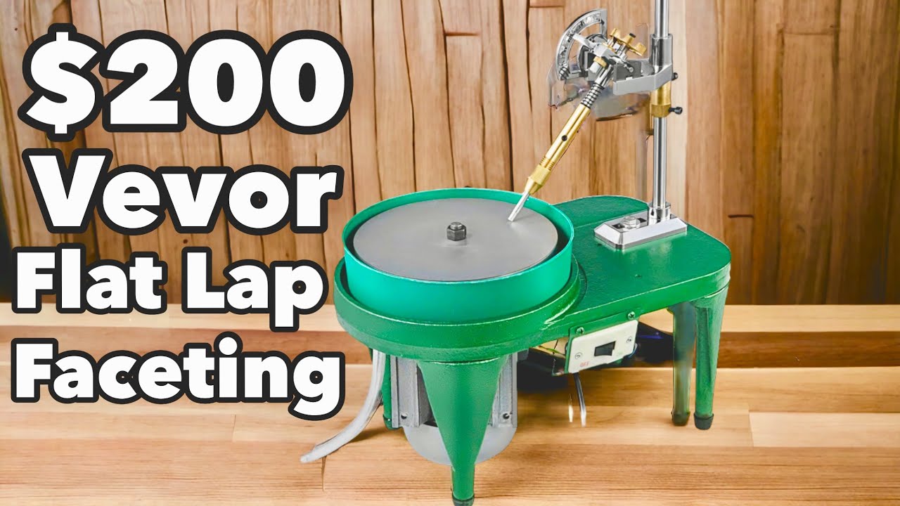 $200 Flat Lap/Faceting Machine Vevor Lapidary Machine 