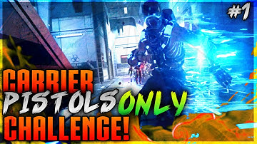 Exo Zombies: "Pistols Only Challenge" On Carrier Part 1 | CLUTCH CITY! (COD AW Carrier Exo Zombies)