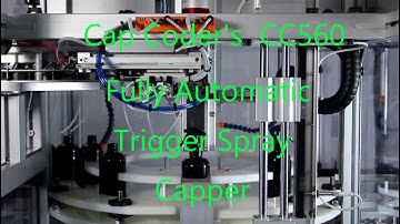 CC560 Automatic Trigger Spray Capping Machine by Cap Coder Ltd