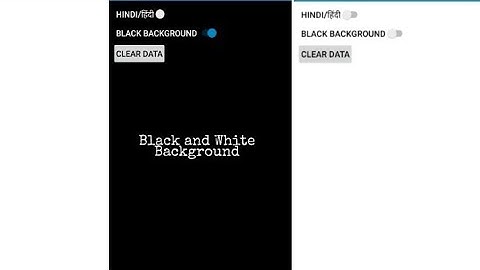How to make black and white background in Sketchware.