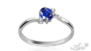 Diamantový Prsteň Victorian Blue Sweet 0,020 Ct