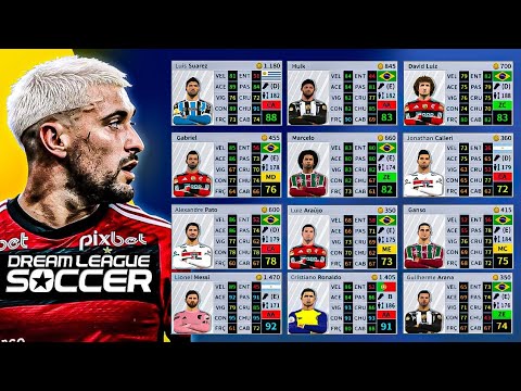 N ovo! Dream League Soccer Brasileirão 2019 - novas faces