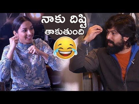 Actress Srinidhi Shetty Making Fun With Yash About His Hair | KGF Team Funny Interview | TFPC
