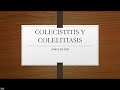 Colecistitis  / Colelitiasis / Coledocolitiasis / Colangitis  !