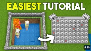 Easiest Iron Farm Minecraft Bedrock 1.21 (2025):1upMC 18 lakh views 10