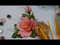 Roberto Ferreira - Vamos Pintar Rosas Semi - Realista  em Tecido - P2