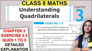 Class 8 Maths Chapter 3 Ex 3.3 Solutions | Ques 1 to 5 | CBSE 8th Class Maths NCERT Solutions