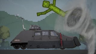 Melon drives the Tiv 2 through a Tornado in Melon Playground Thailand screenshot 3