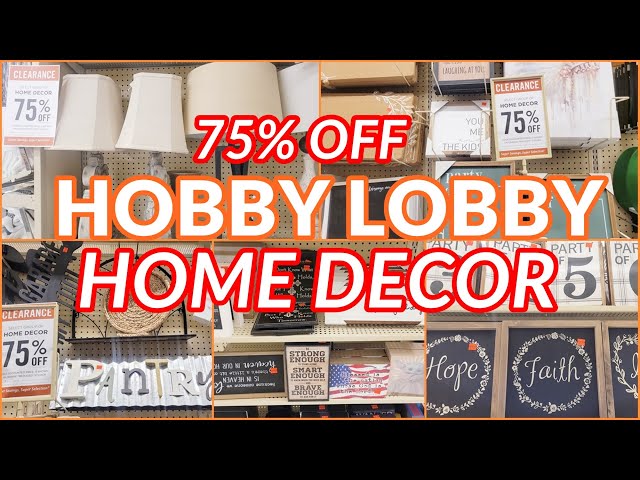 HOBBY LOBBY HOME DECOR CLEARANCE SHOP WITH ME - YouTube