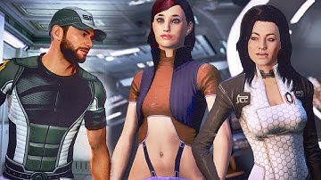 Mass Effect 2 Legendary Edition 05: Normandy SR-2! More Appearances mod, belly-button dress