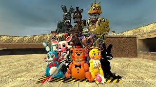 EXPLODING HYPER RUBY FNAF SECURITY BREACH ANIMATRONIC In Garry's Mod!