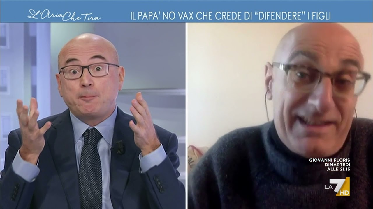 Myrta Merlino al papà e ingegnere No Vax Paolo Svegli: 