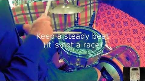 DRUM LESSONS MADE EASY- learn how to play a 16th note rock pattern 3