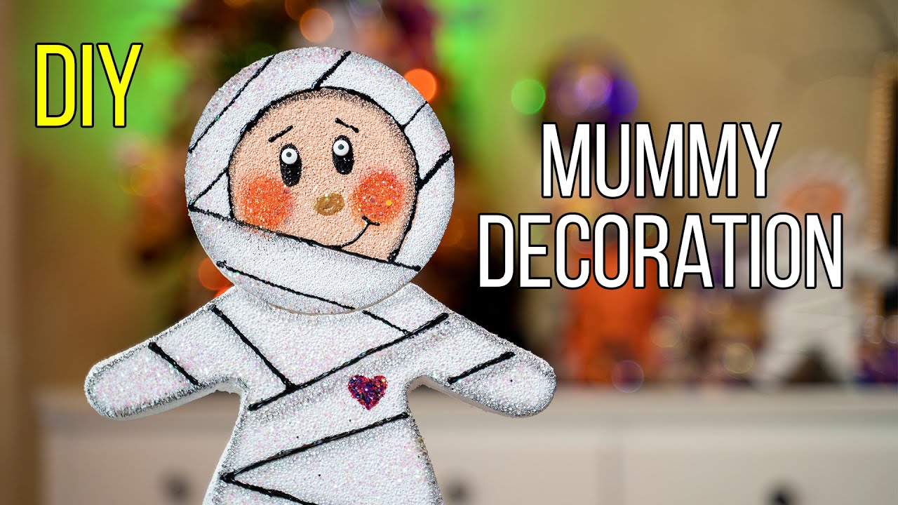 [DIY] ADORABLE Halloween Mummy [Pattern Included] + GIVEAWAY - YouTube