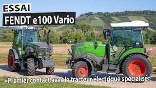 J'ai essayé le premier tracteur électrique FENDT - e100 Vario