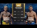 EA Sports UFC 6 Gameplay Charles Oliveira vs Beneil Dariush