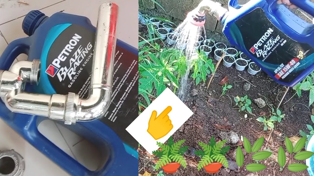 how to make gardening water can//fm recycle material// YouTube