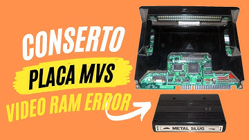 Conserto Placa NeoGeo MVS Video Ram Error