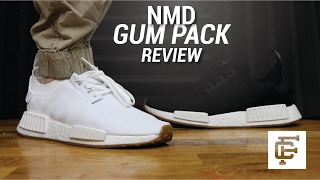 white and gum nmd