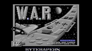 Byterapers - W.A.R Intro (English) by Kasper 1987 - C64 Demoscene