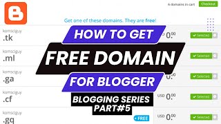 How to Get a Free Domain For Website | Blogger free domain | Get Free Domain For 1 Year