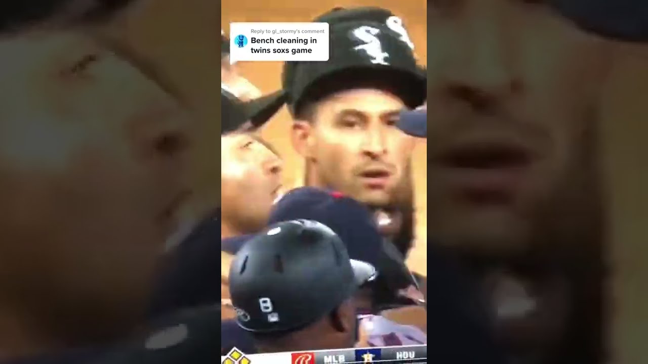 Chicago White Sox Minnesota Twins Benches Cleared Over Dinner Tonight