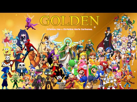 Multifandom AMV: Golden (Cristina Vee and Christine Marie Cabanos Cover)