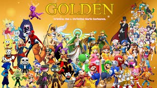 Multifandom AMV: Golden (Cristina Vee and Christine Marie Cabanos Cover)