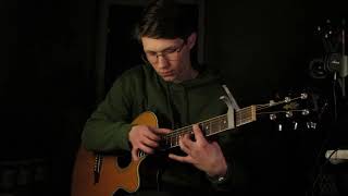 Math rock acoustic riff or twinkle emo but its in EABEBE
