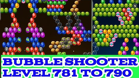 Bubble Shooter Level 781 To Level 790 Game Play Video By Gaming Is Our Food