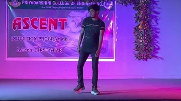 Slow motion dance by first year student of pce at induction program