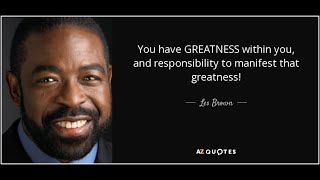 IT'S POSSIBLE (Les Brown's Greatest Hits)  GREATNESS WITHIN YOU مترجم