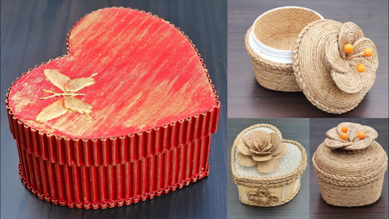 3 Best Jewelry Box Making Ideas DIY Handmade Jewellery Storage Box