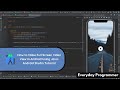 How to make view full screen in android studio using java