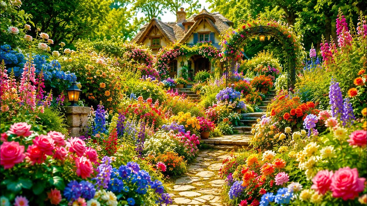 Discover a Stunning Flower Paradise and Mountain Retreat Garden